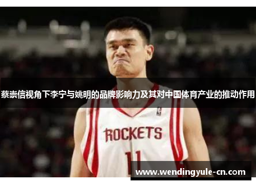 蔡崇信视角下李宁与姚明的品牌影响力及其对中国体育产业的推动作用
