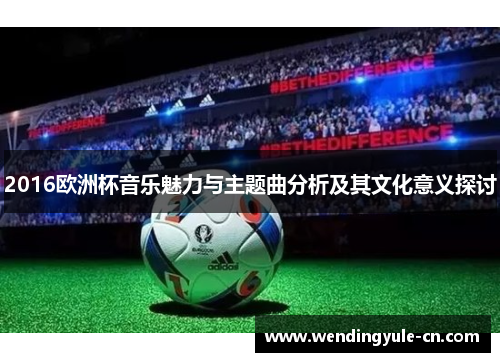2016欧洲杯音乐魅力与主题曲分析及其文化意义探讨